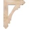 Ekena Millwork Merced Arts & Crafts Smooth Bracket, Douglas Fir, 5 1/2"W x 26"D x 34"H BKT06X26X34MRC03SDF - alternate 4